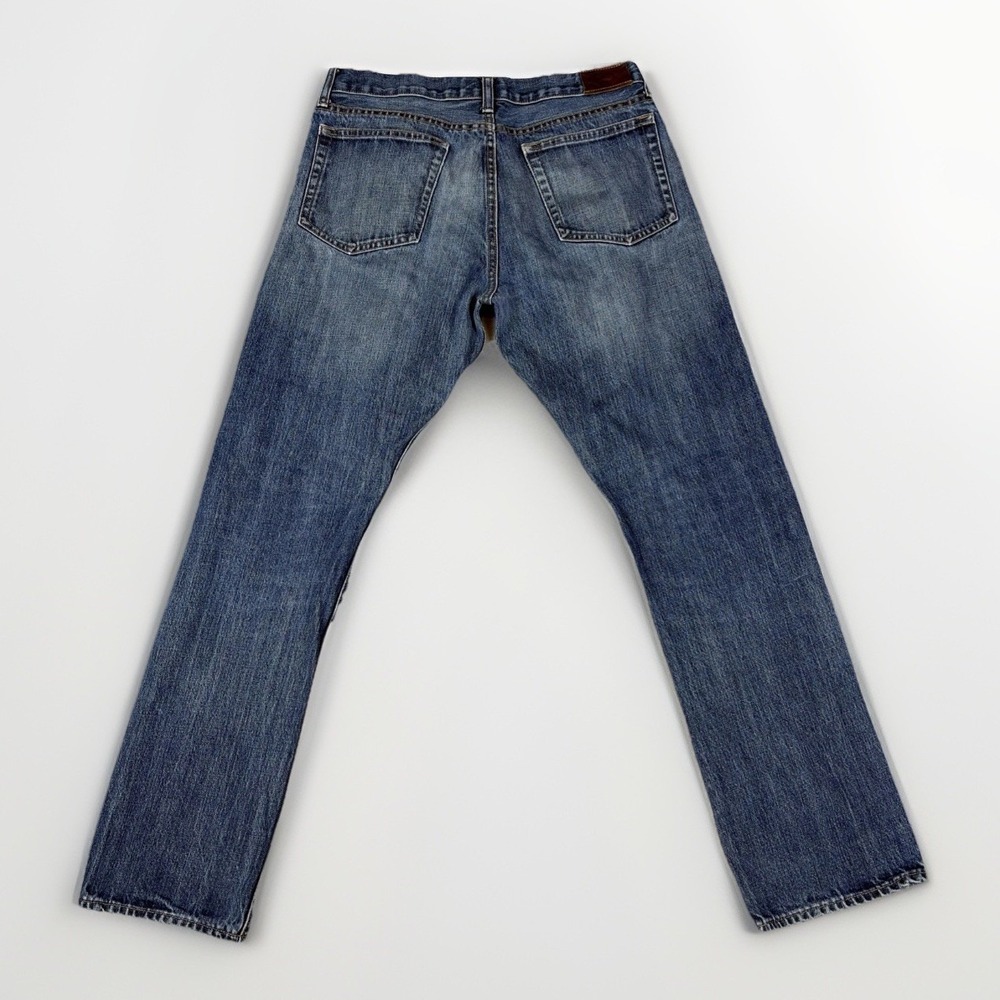J.Crew 770 Jeans Mens 32x32 Blue Kaihara Japanese Denim Straight Fit - Picture 2 of 12